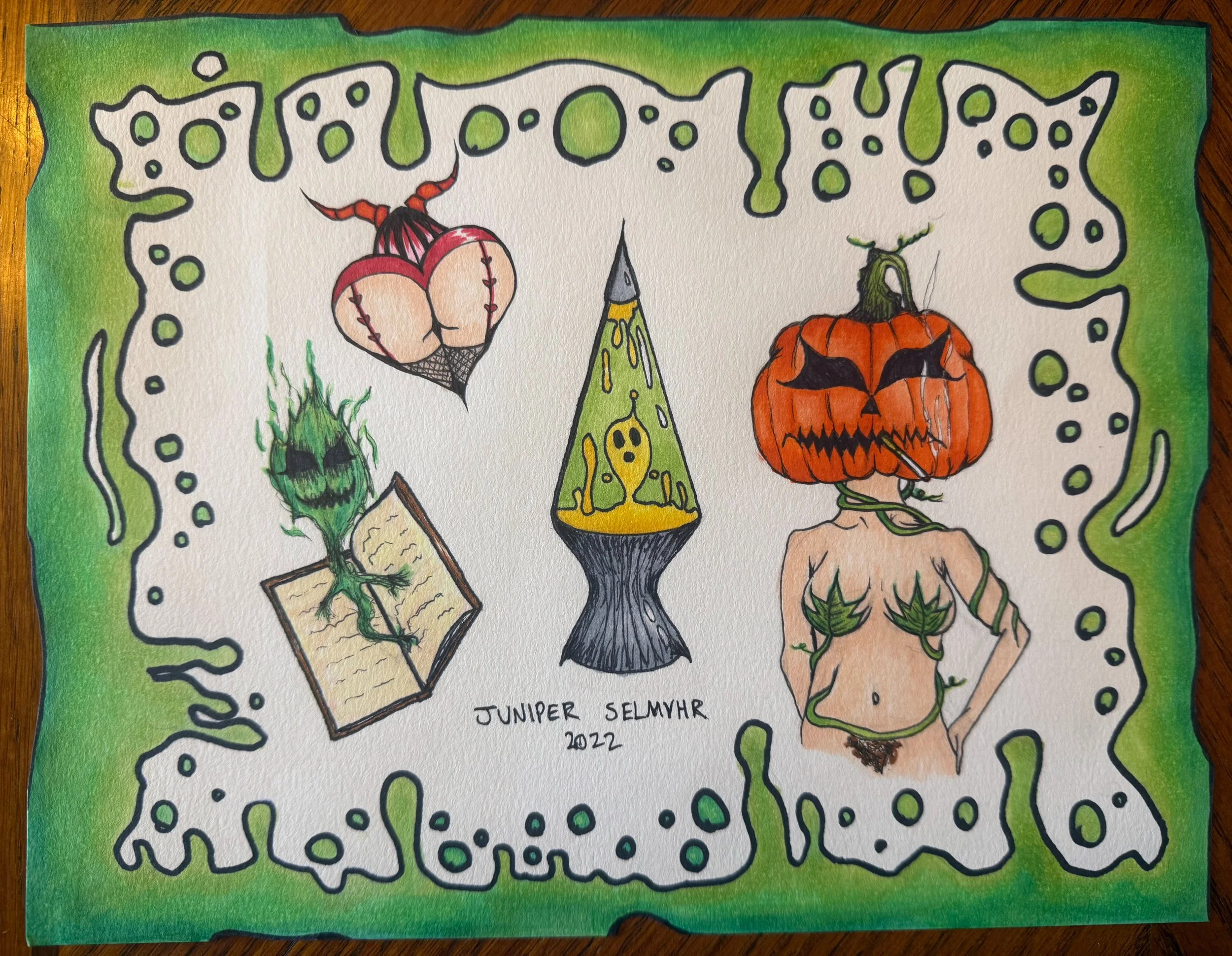 "Halloween Flash" 8"X10" $200