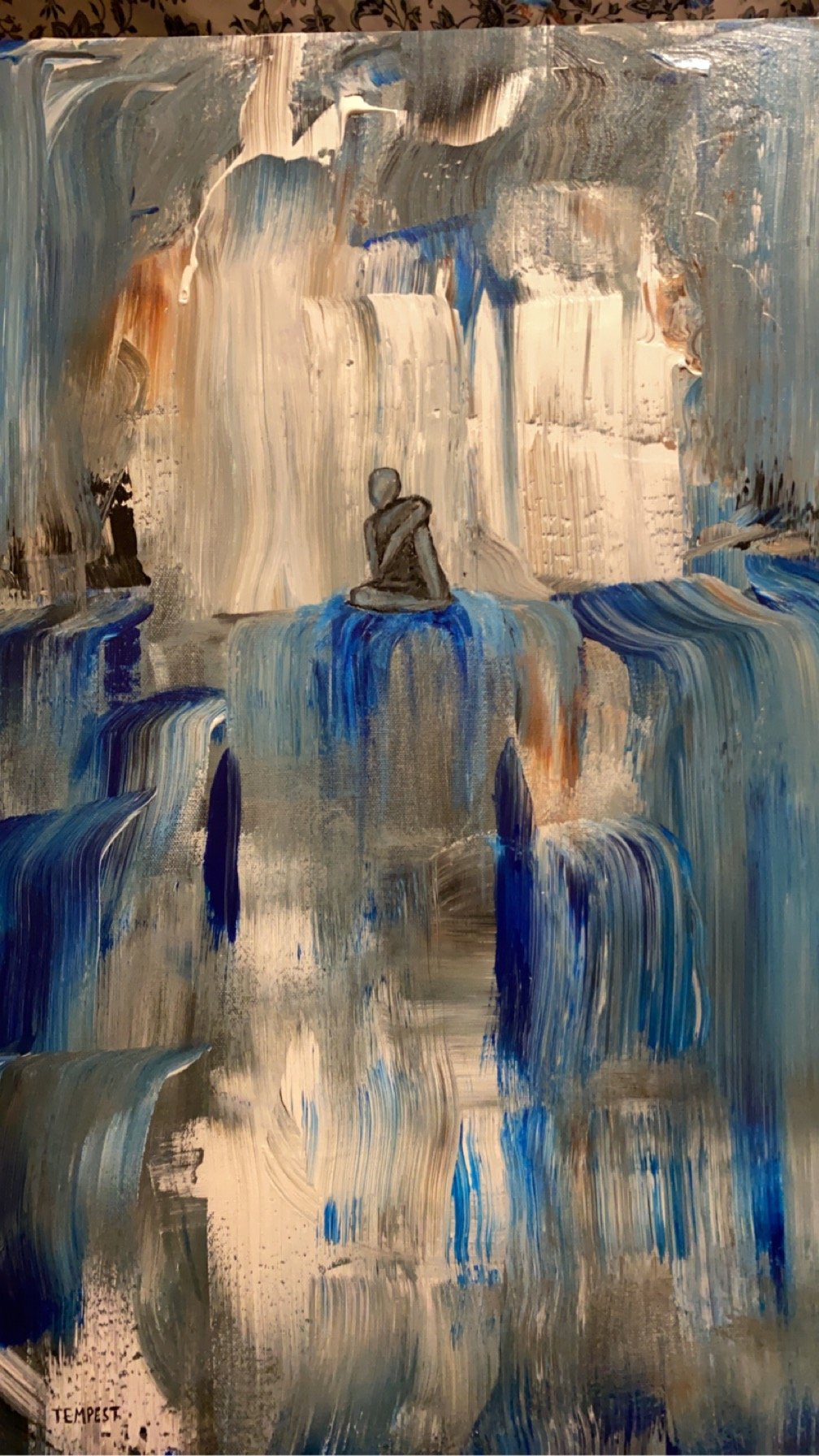 SOLD "Tempest" 24"x30" $750