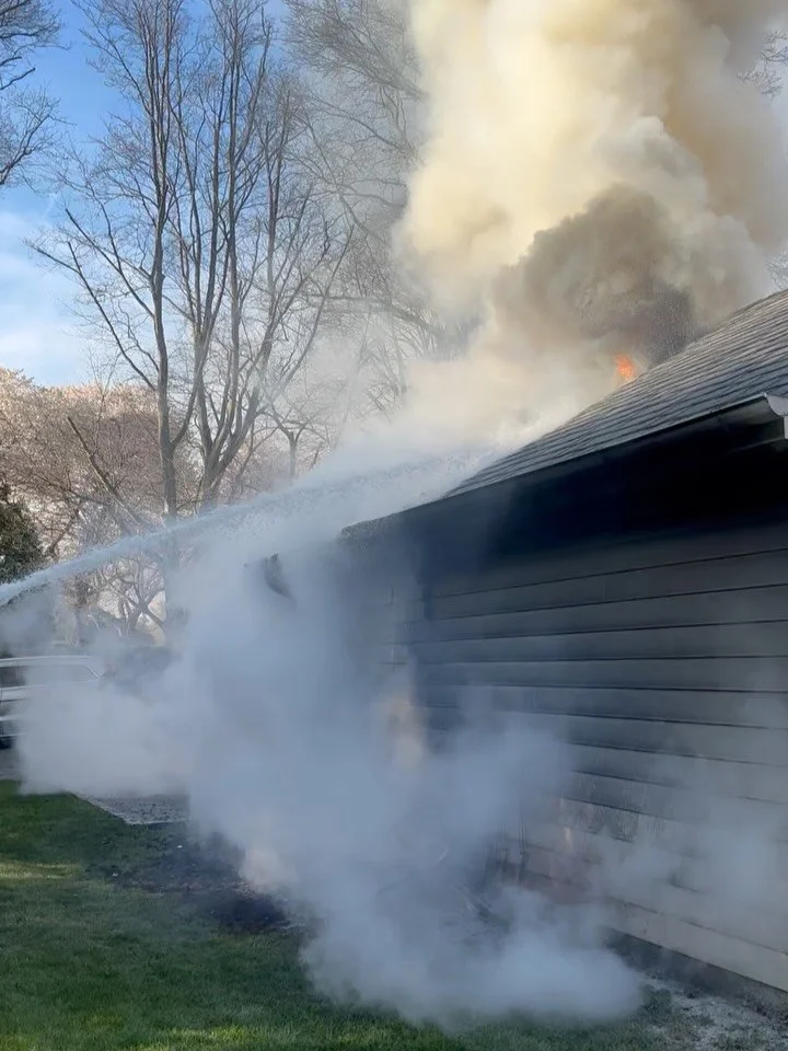 On Friday, April 10th at approximately 5:47 PM, Tower Ladder 565 was dispatched to the Glenwood Fire Company as the F.A.S.T. truck for a working detached garage fire in Old Brookville.

Thanks to the swift response and coordinated efforts of the Glen