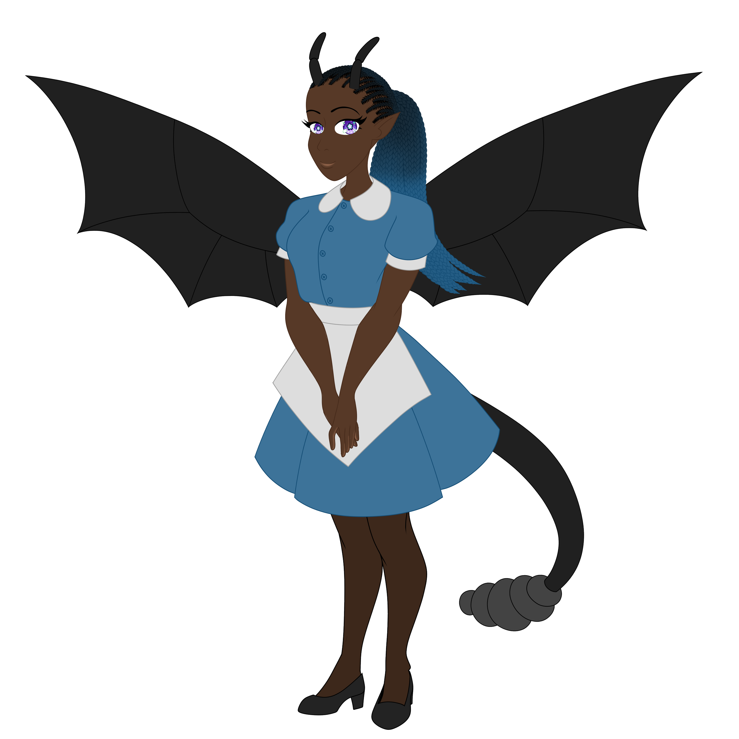 Lana, the younger of Henriette's twins.