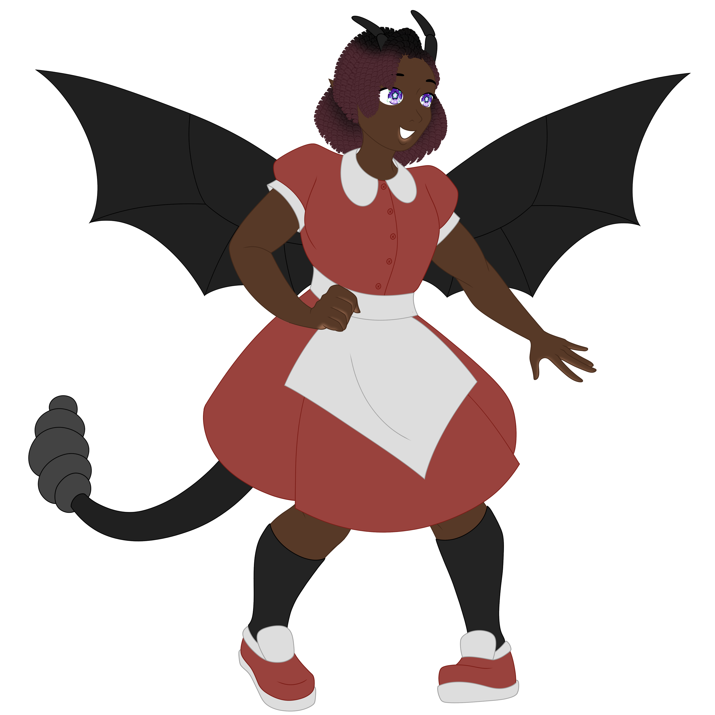Fari, the older of Henriette's twins.