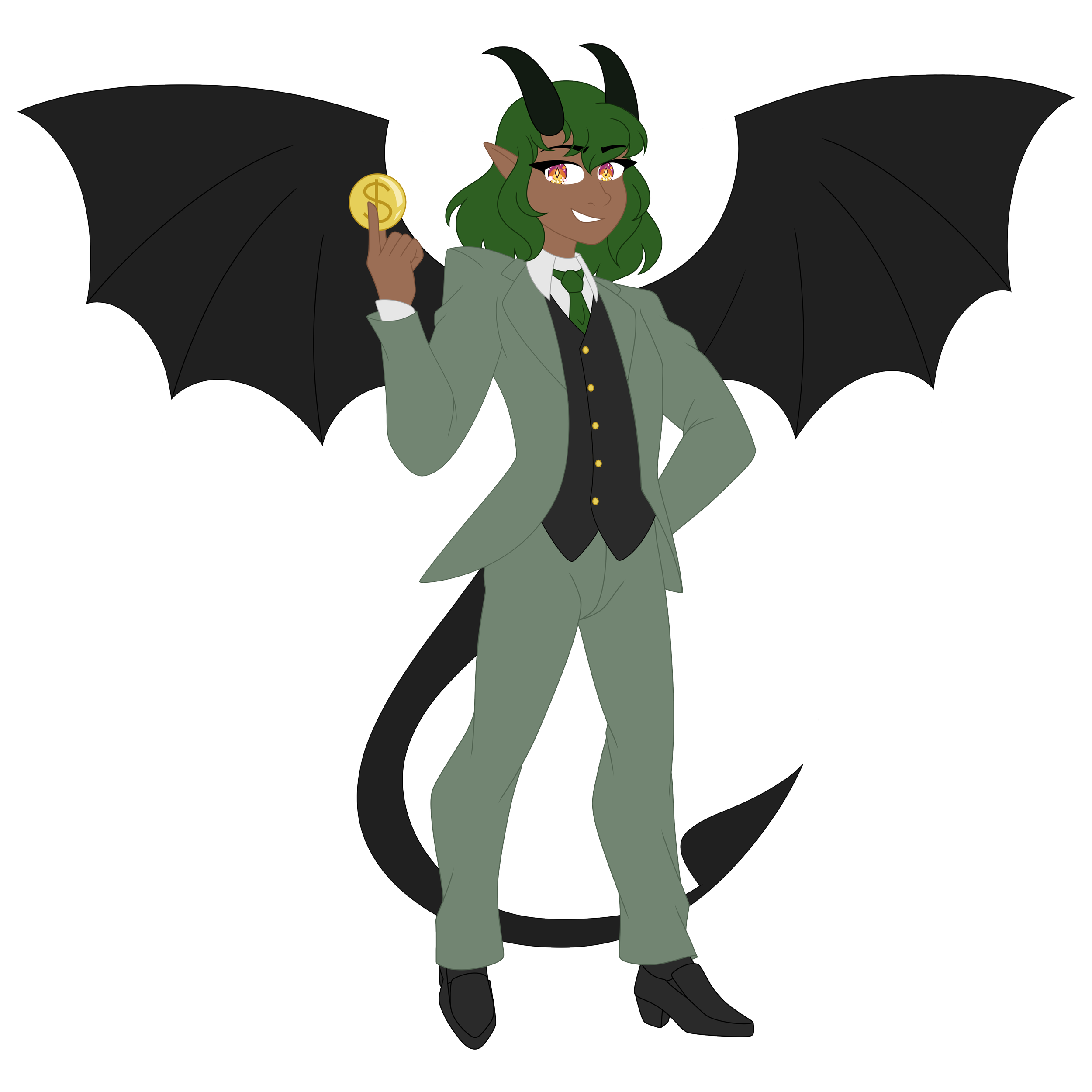Mammon, King of Greed and twin brother of Beelzebub.