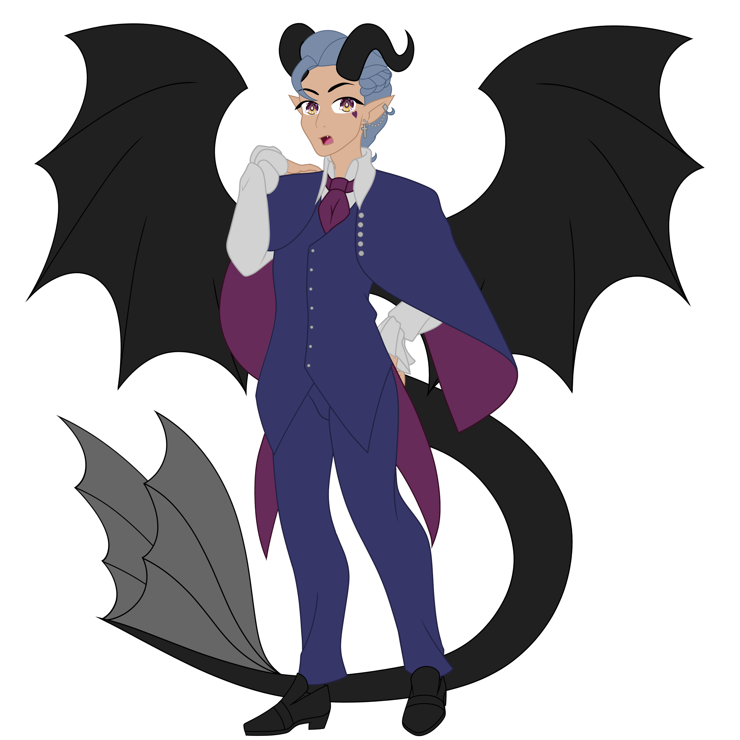 Faust, a hired spy of Queen Asmodeus and partner of Ami.