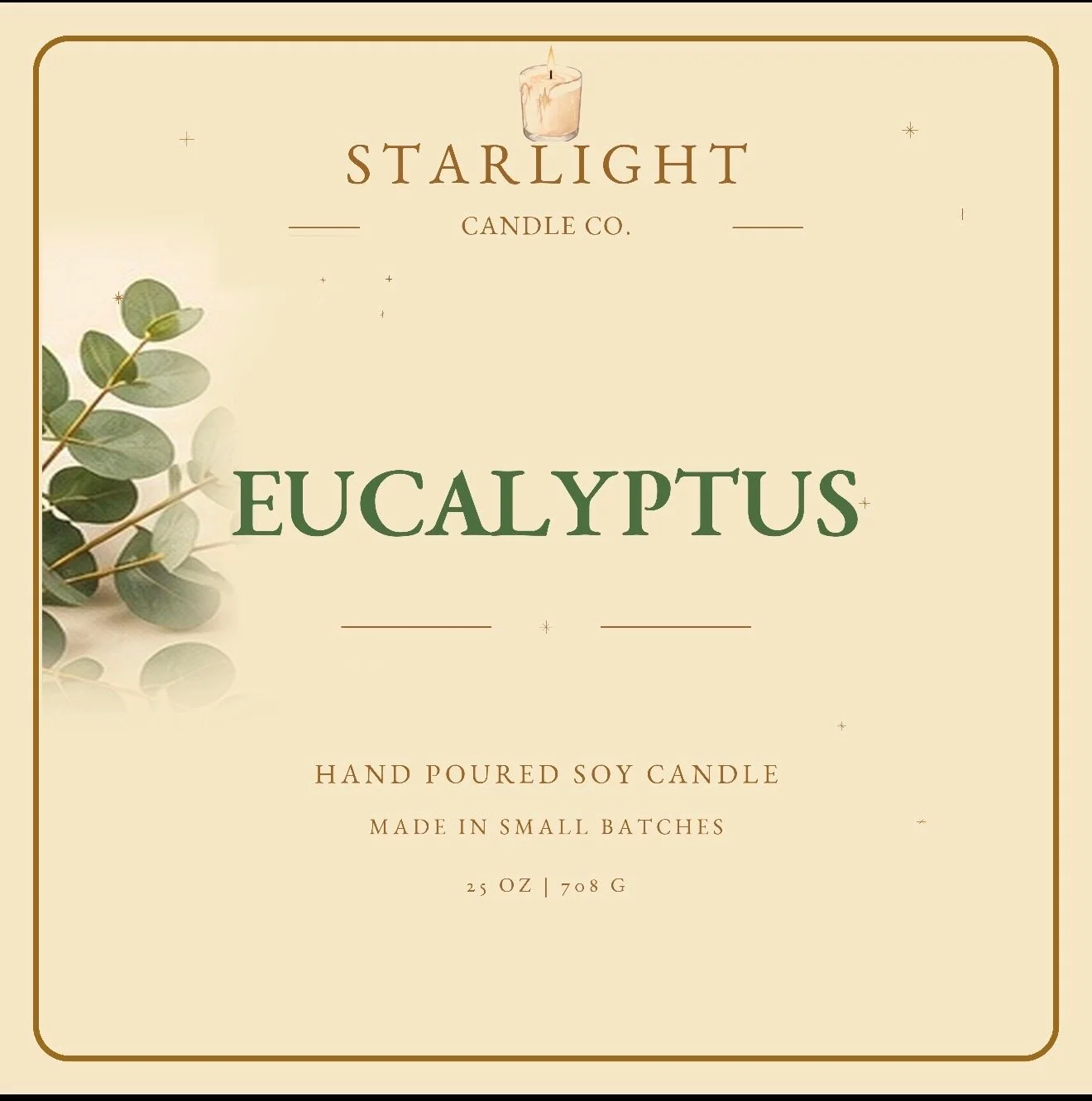 Eucalyptus Soy Wax Candle