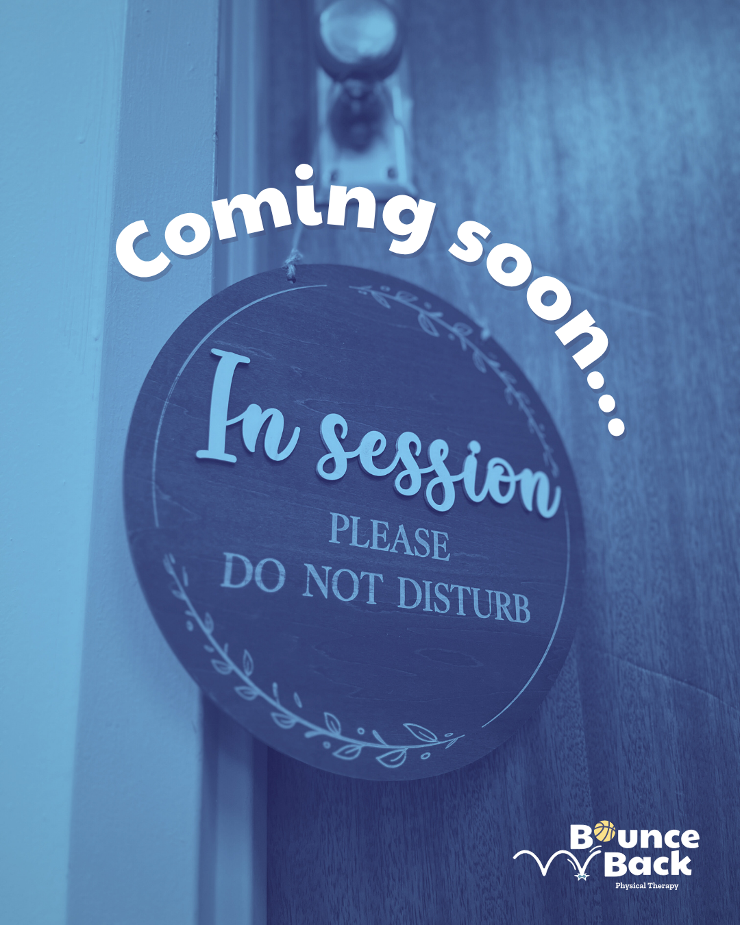 A teaser announcement for our new massage therapy room.