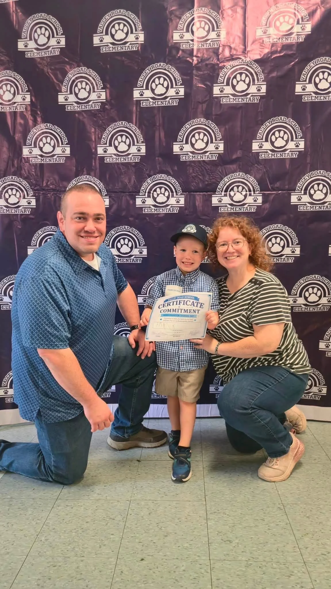 Kindergarten Signing Day at VRS