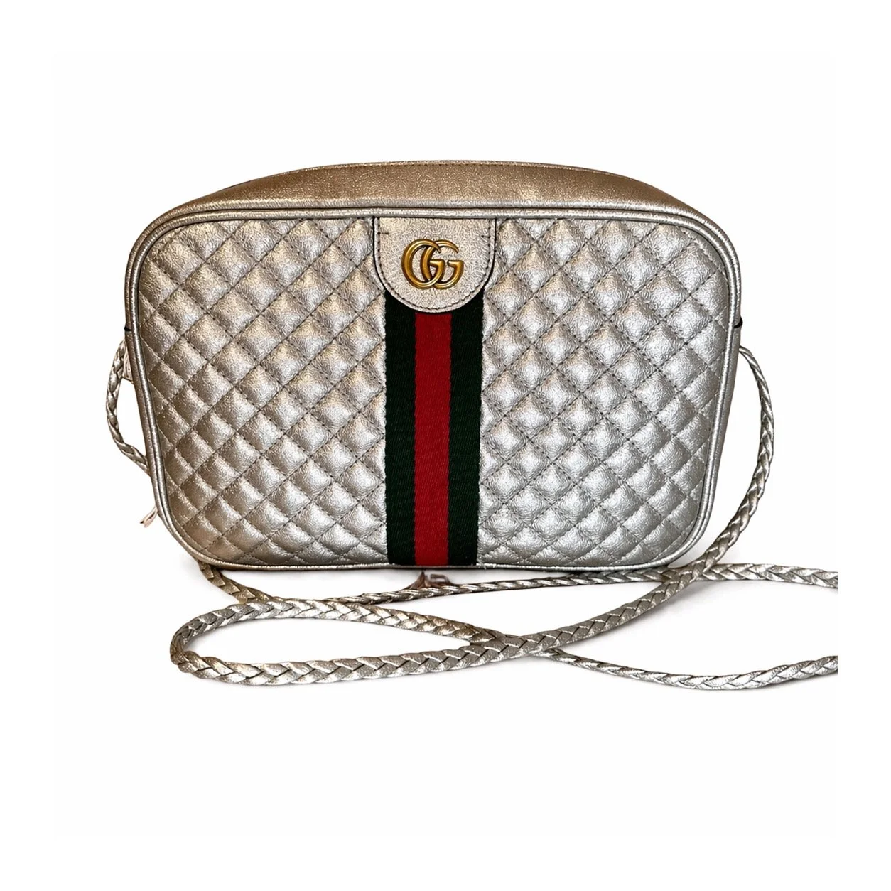 Gucci Quilted GG Crossbody Bag