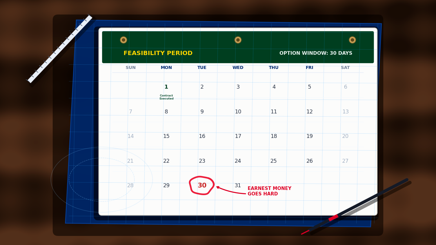 The 30-Day Feasibility Sprint: How to De-Risk Raw Land Before Your Earnest Money Goes Hard