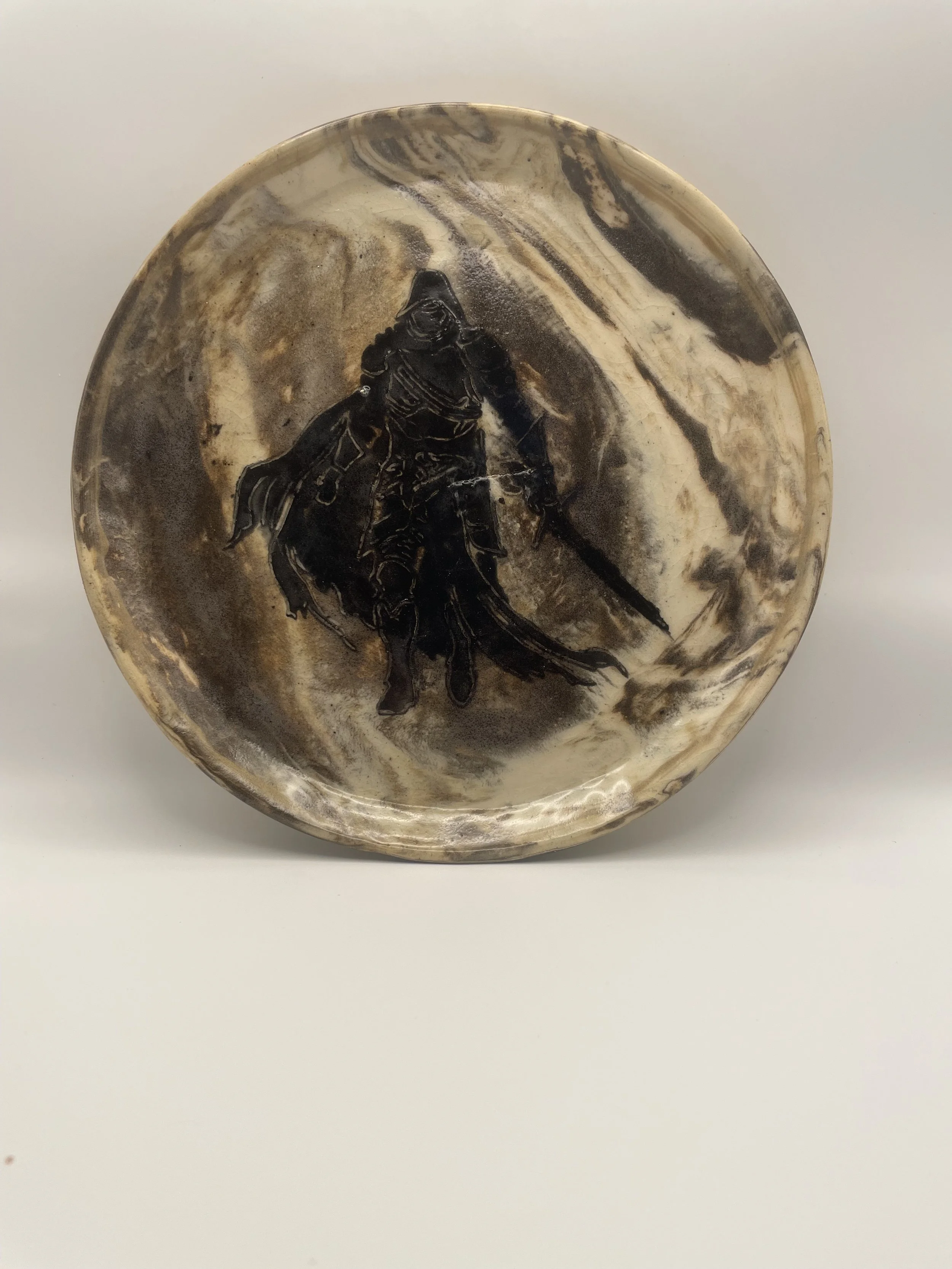 Knight's Valor Wheel-Thrown Plate