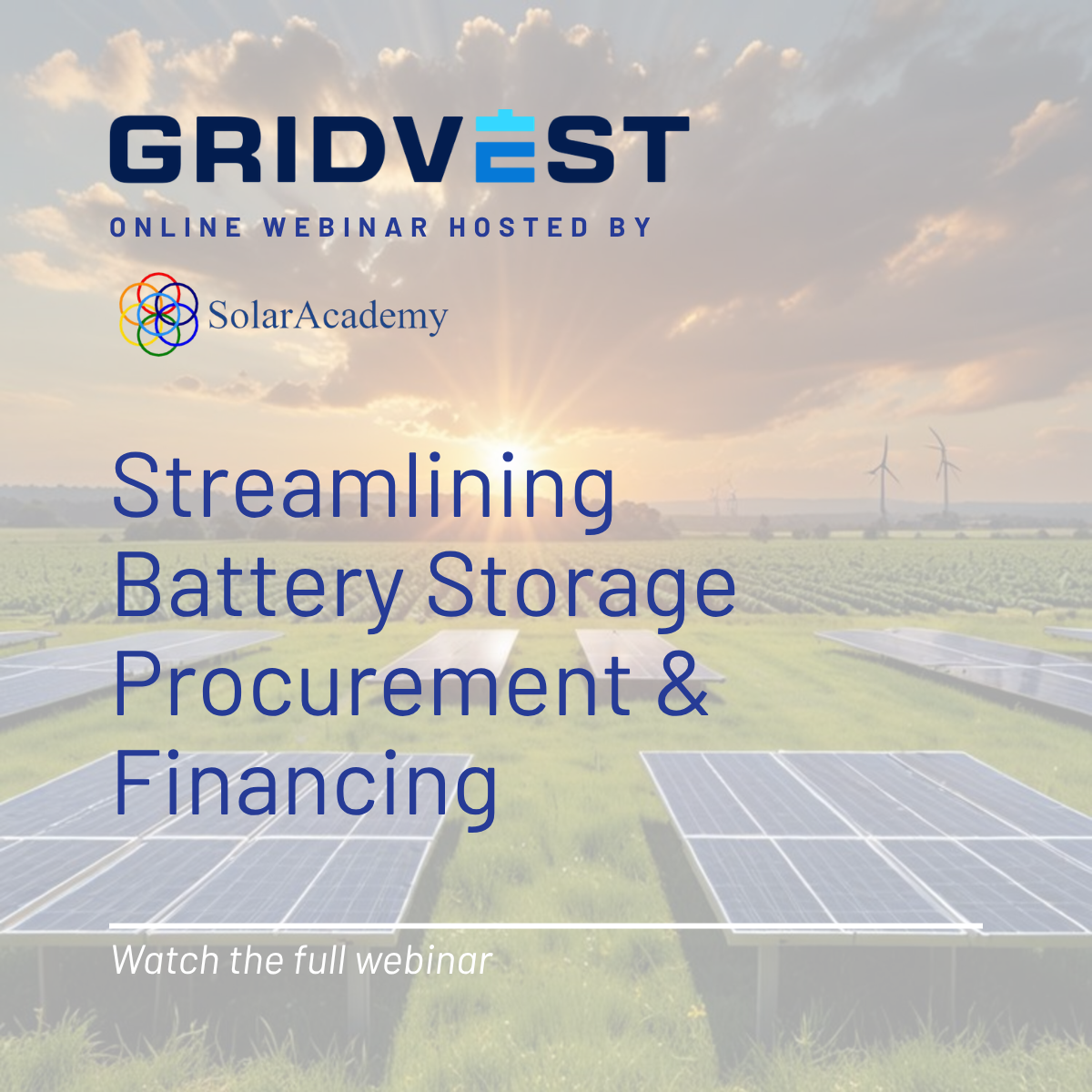 Webinar | SolarAcademy x GridVest