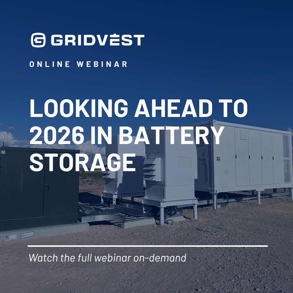 Webinar | Looking Ahead to 2026 in Battery Storage