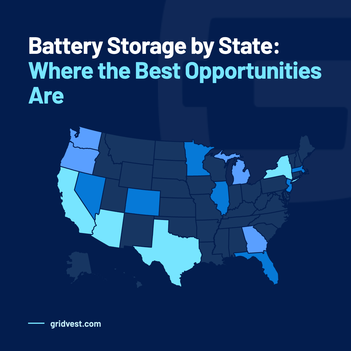 Battery Storage by State: Where the Best Opportunities Are&nbsp;