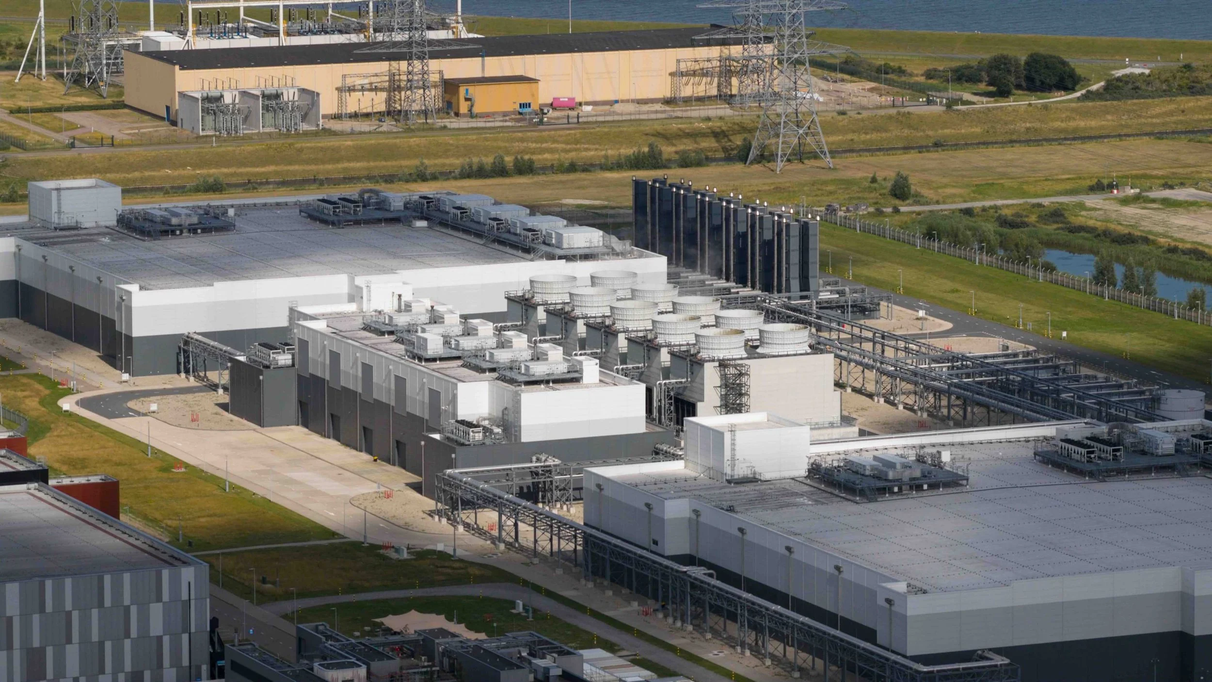 Industrial building birdseye view