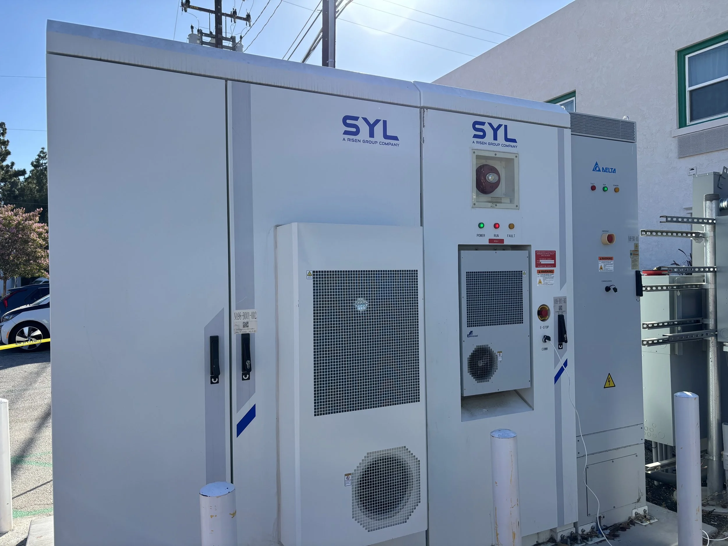 SYL battery setup by GridVest