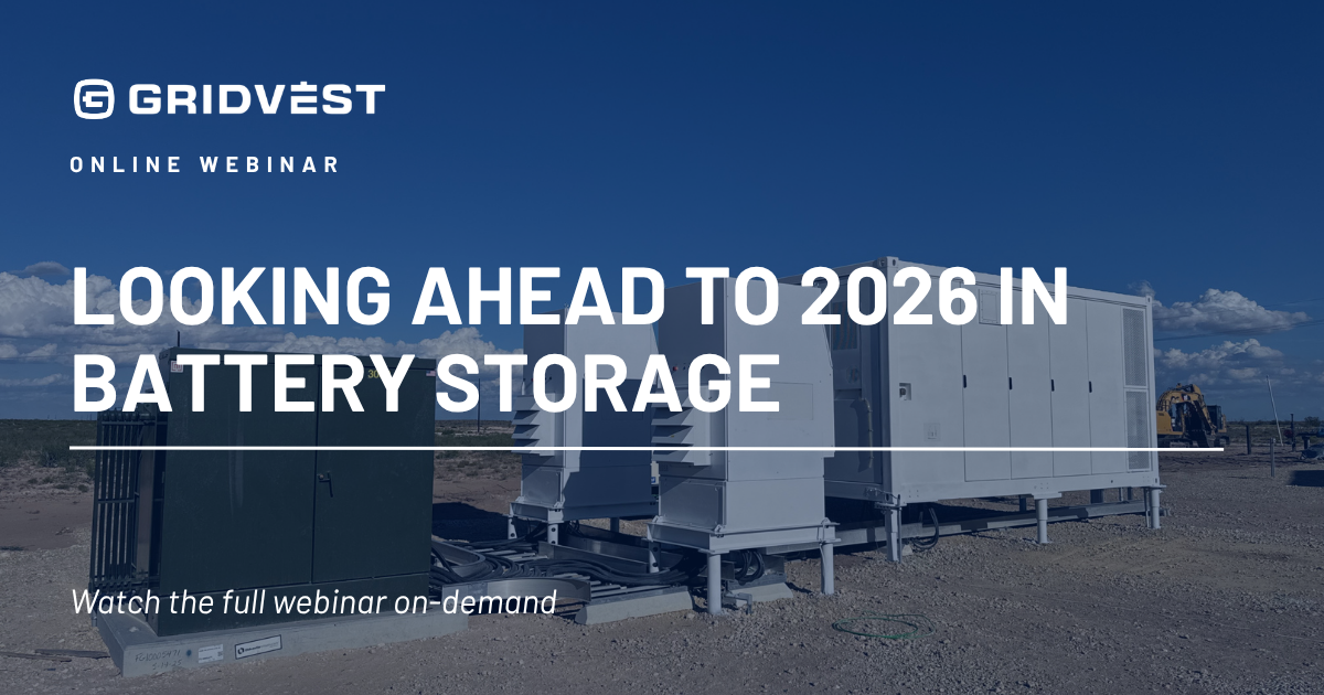 GridVest Webinar - Looking ahead to 2026
