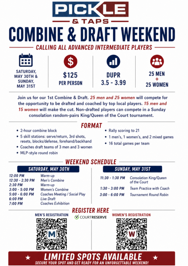 Combine &amp; Draft at Pickle &amp; Taps