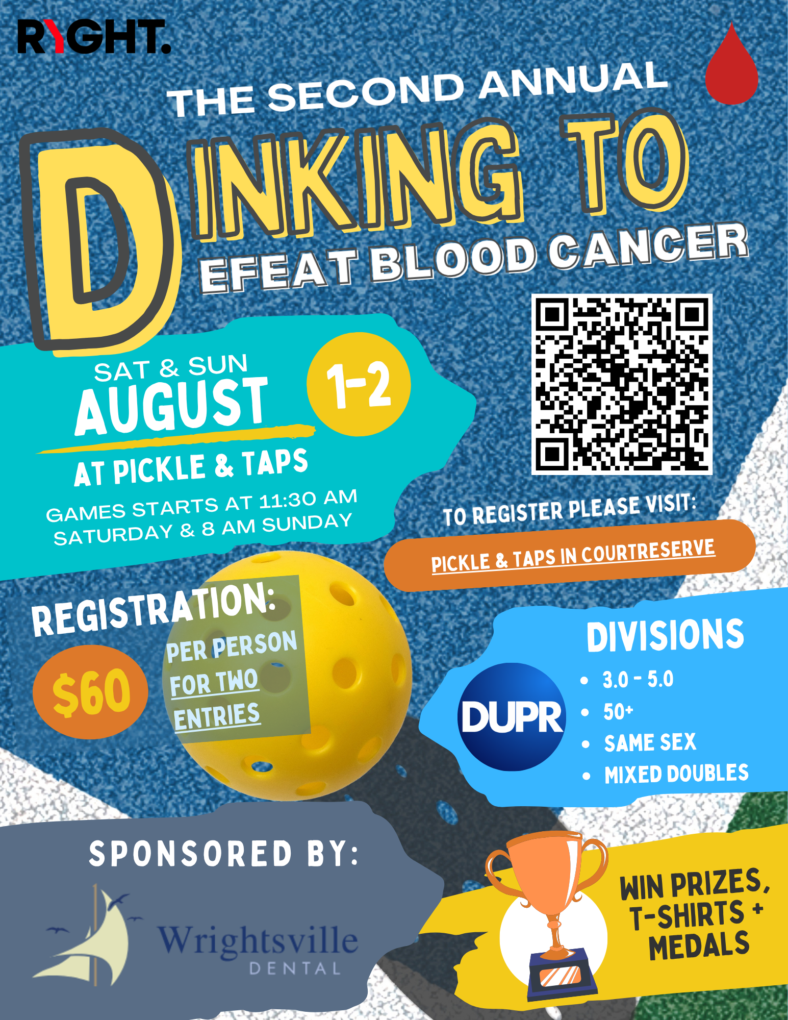 Dinking to Defeat Blood Cancer