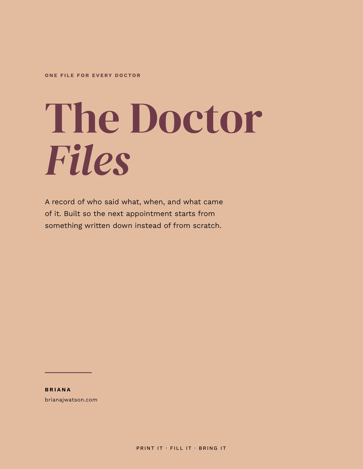 The Doctor Files