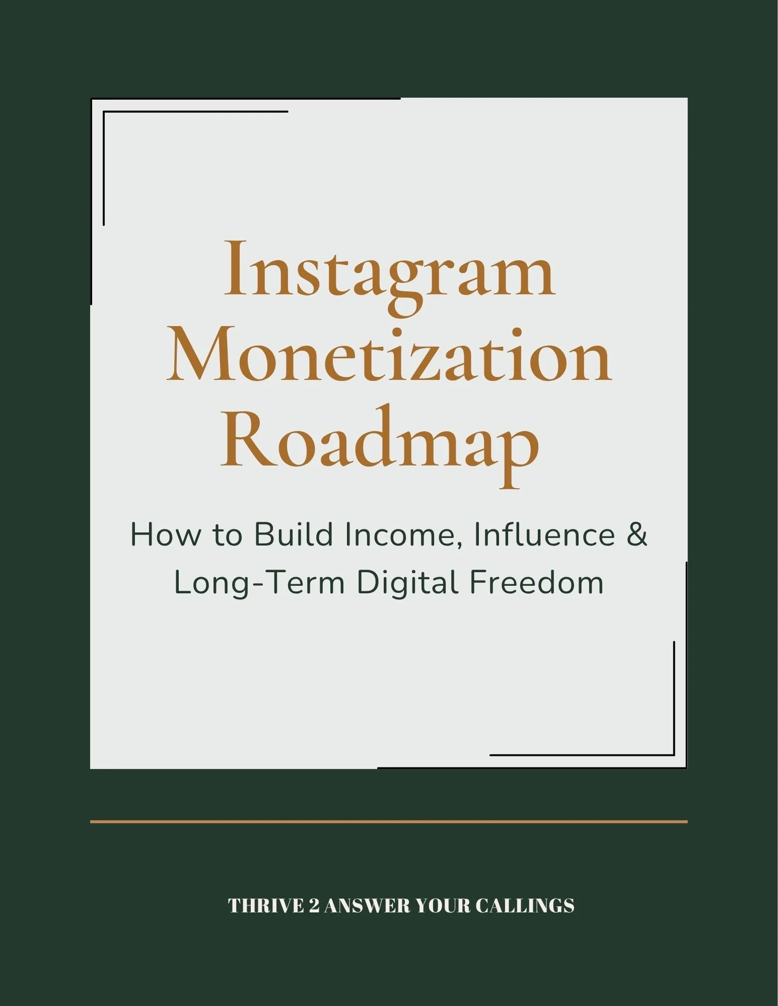 Instagram Monetization Roadmap E-Book