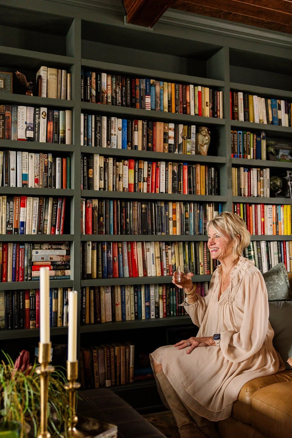 Built-In Bookshelves