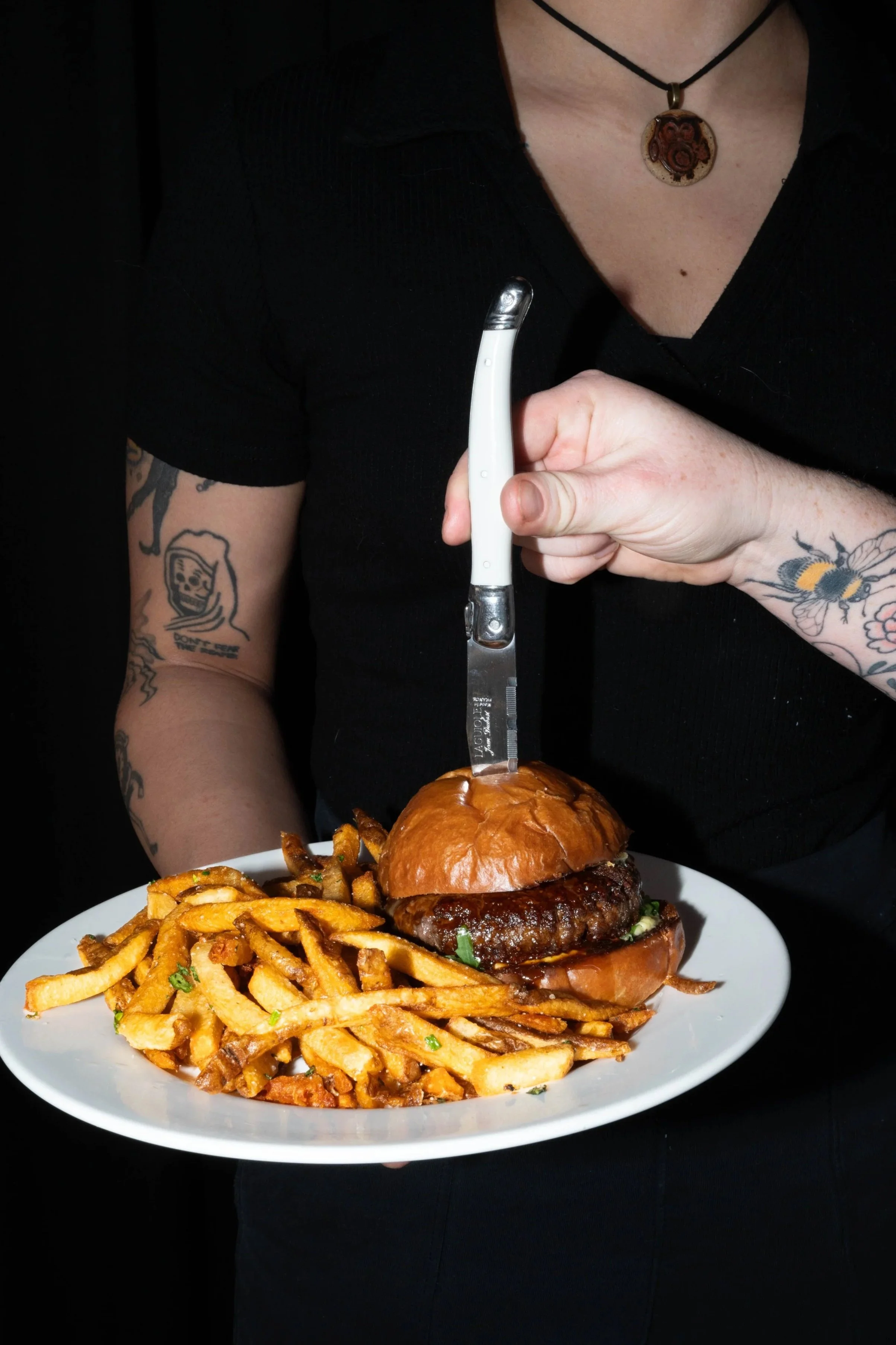 Petite Chou Bistro, Knife & Fork Burger