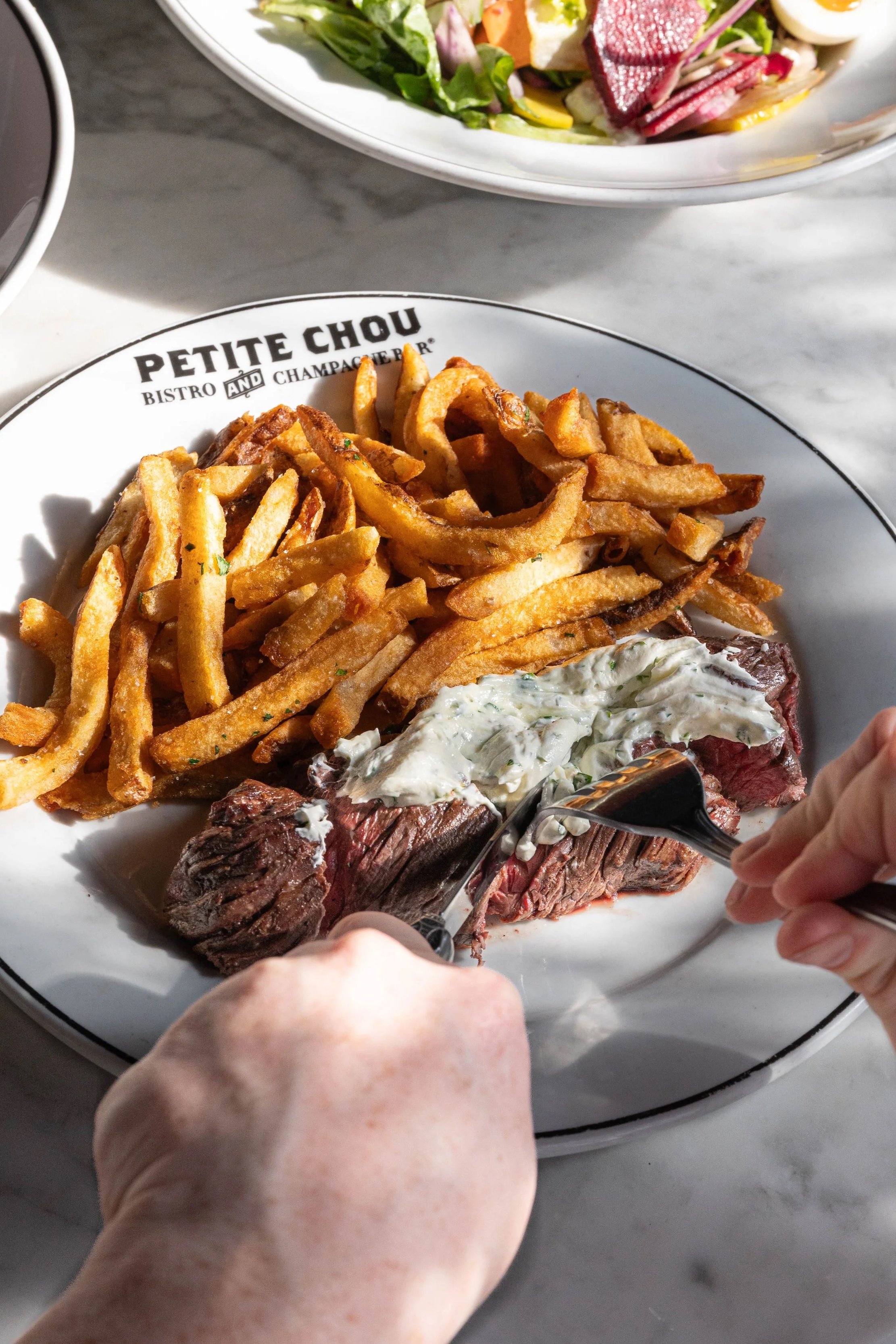 Petite Chou Bistro, Steak Frites