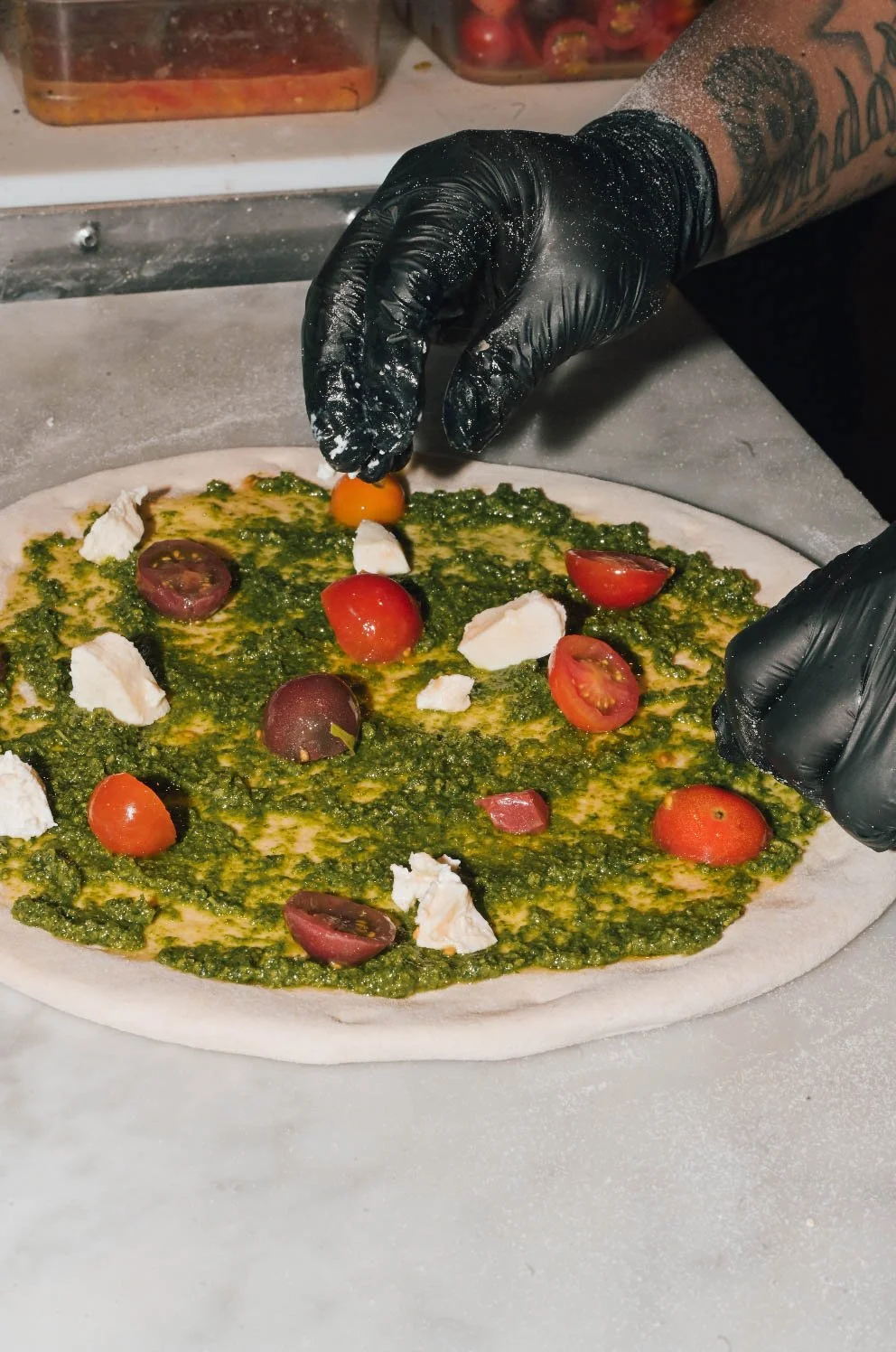 Napolese, Making a Green Margherita