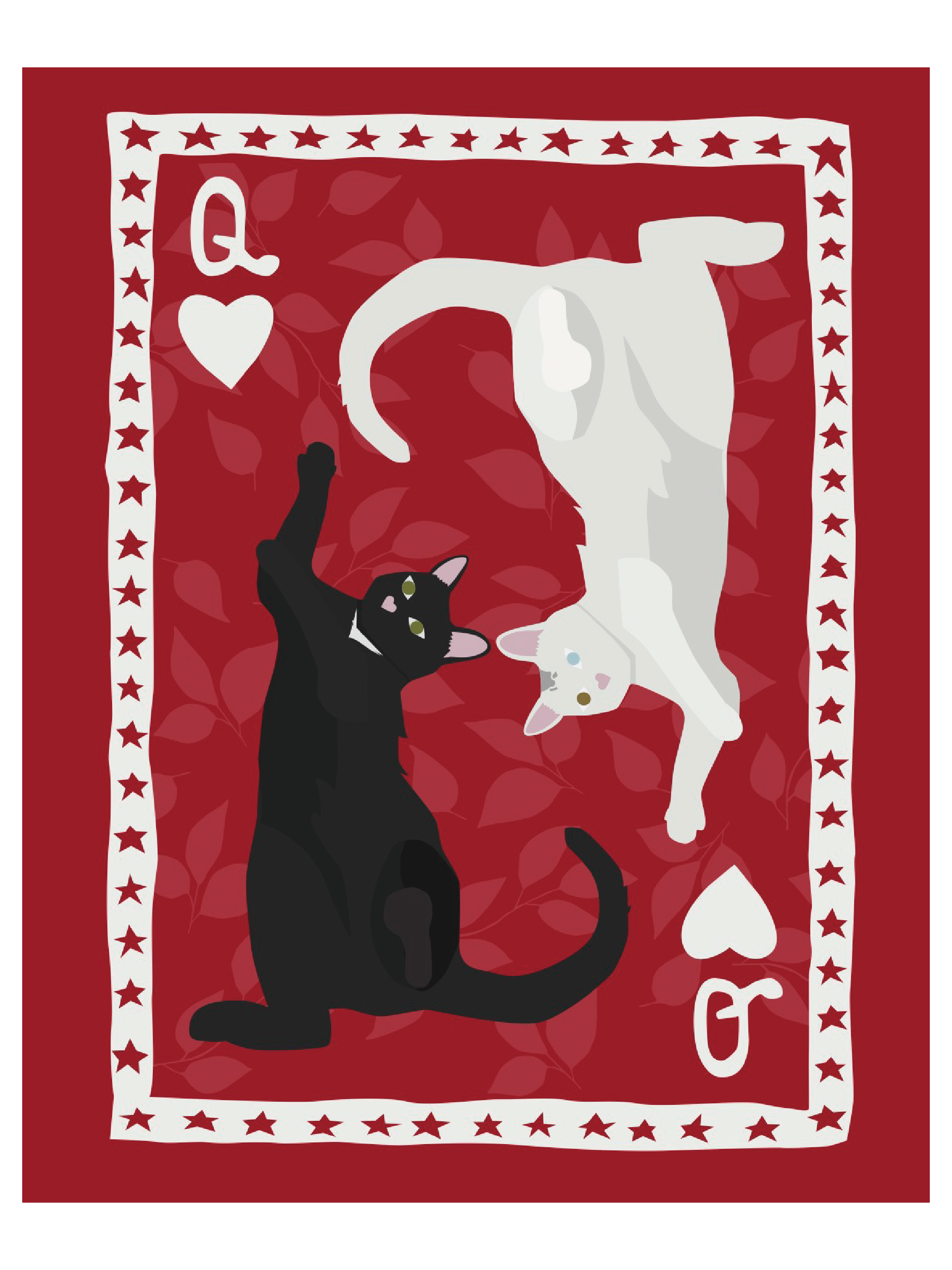 Spank & Worm (two of my cats)