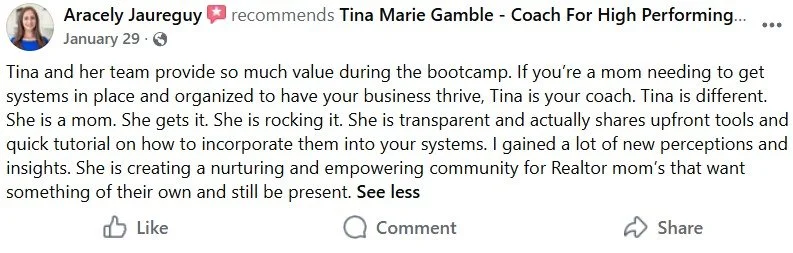 Facebook review from Aracely Jaureguy