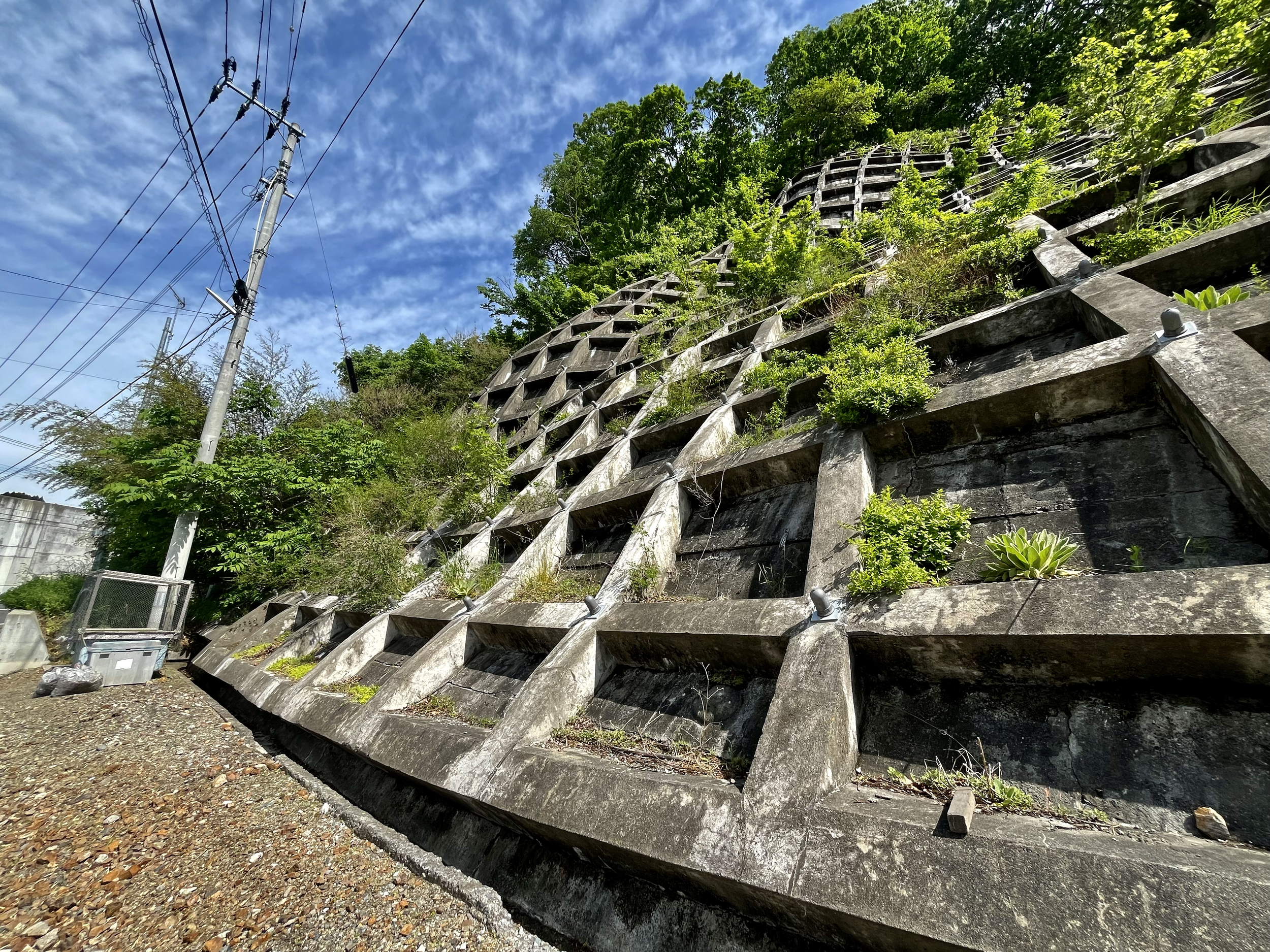 One of many tsunami walls in the city of Miyako, Japan. Photo by Mike DiGirolamo