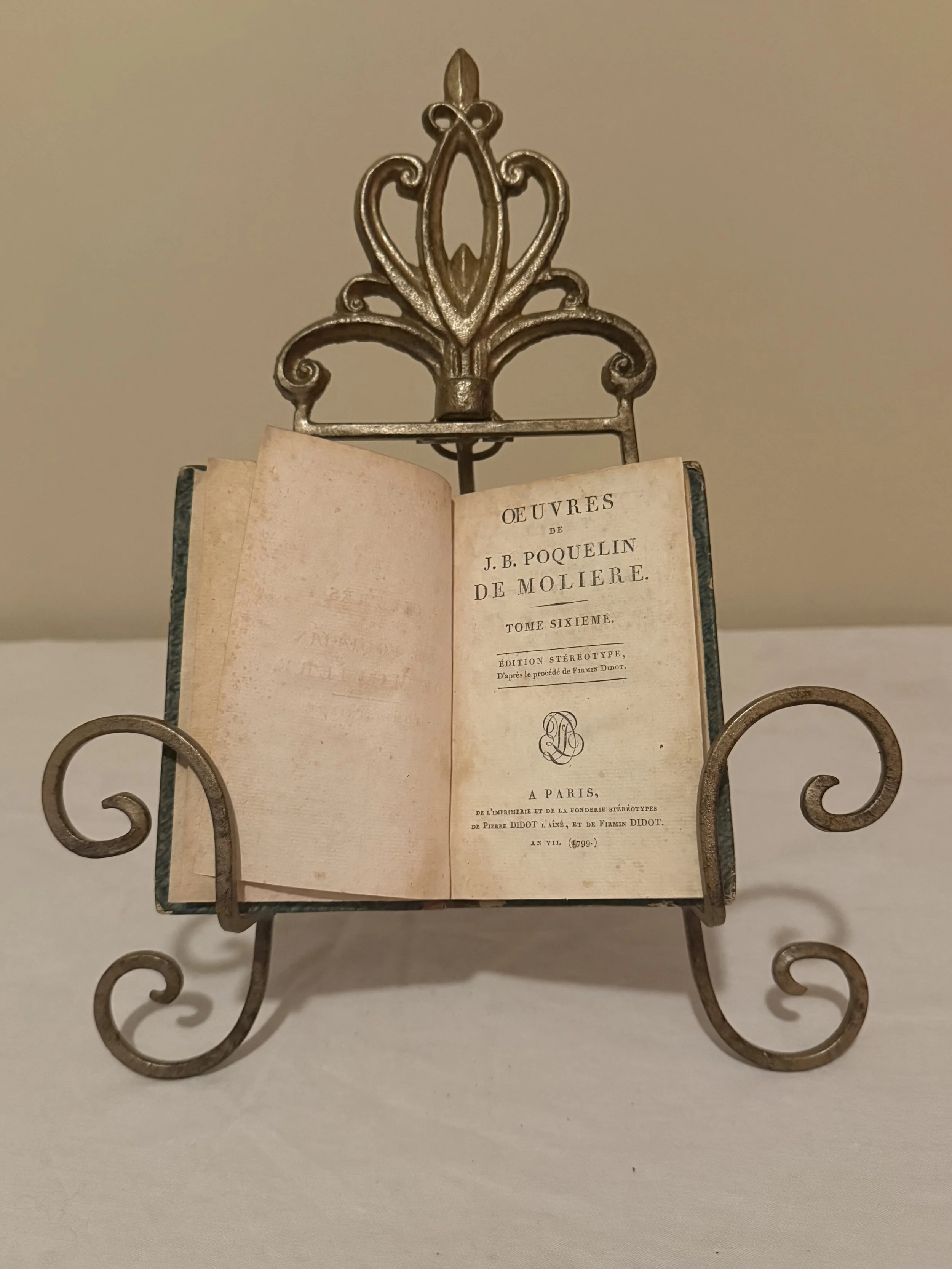 1799 Molière Tome 6 - DIDOT PRINTING