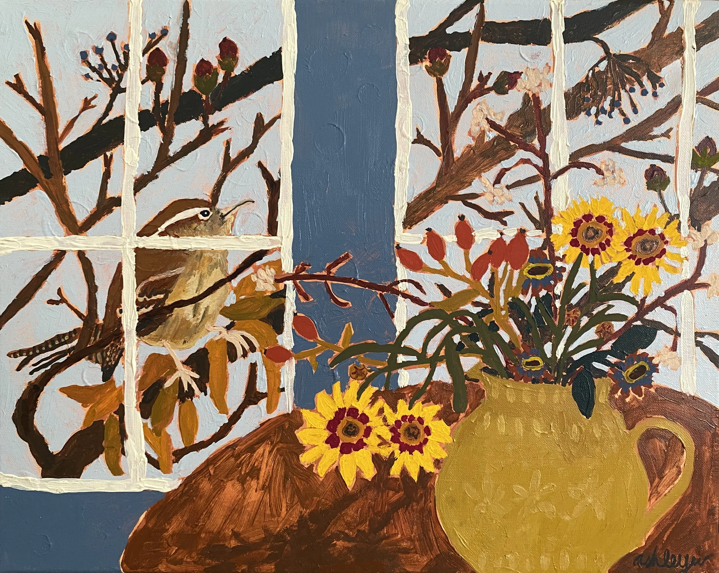 "Window Waiting"
09-27-2025
Acrylic on canvas
16"x20"