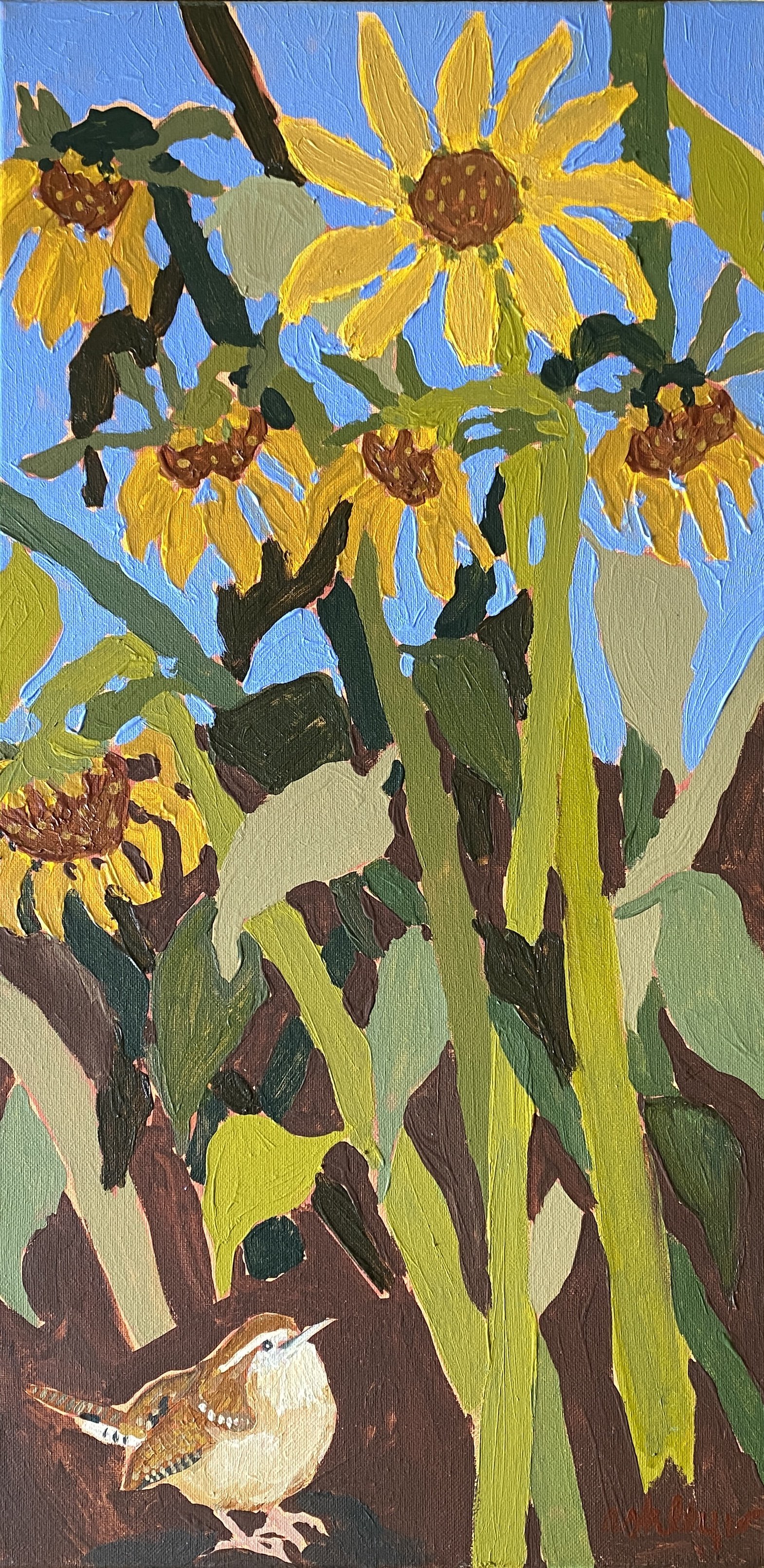 "Refuge"
09-15-2025
Acrylic on canvas 
24"x12"