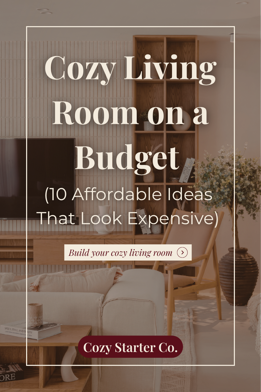 Cozy Living Room on a Budget
