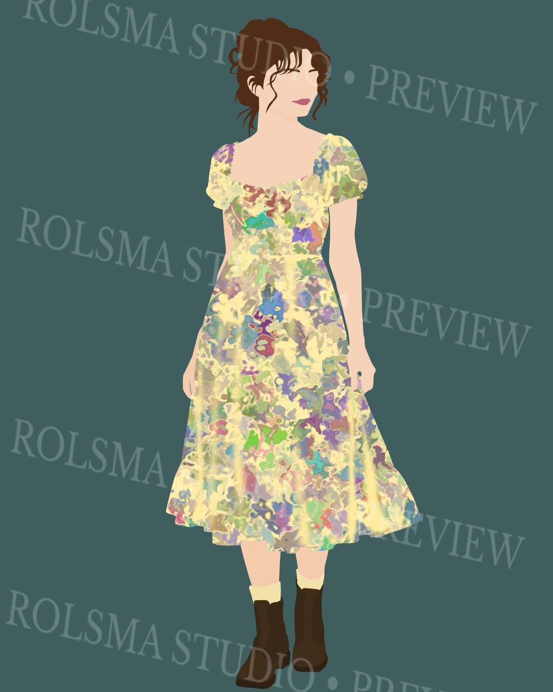 woman_with_brown_updo_and_yellow_floral_dress.png