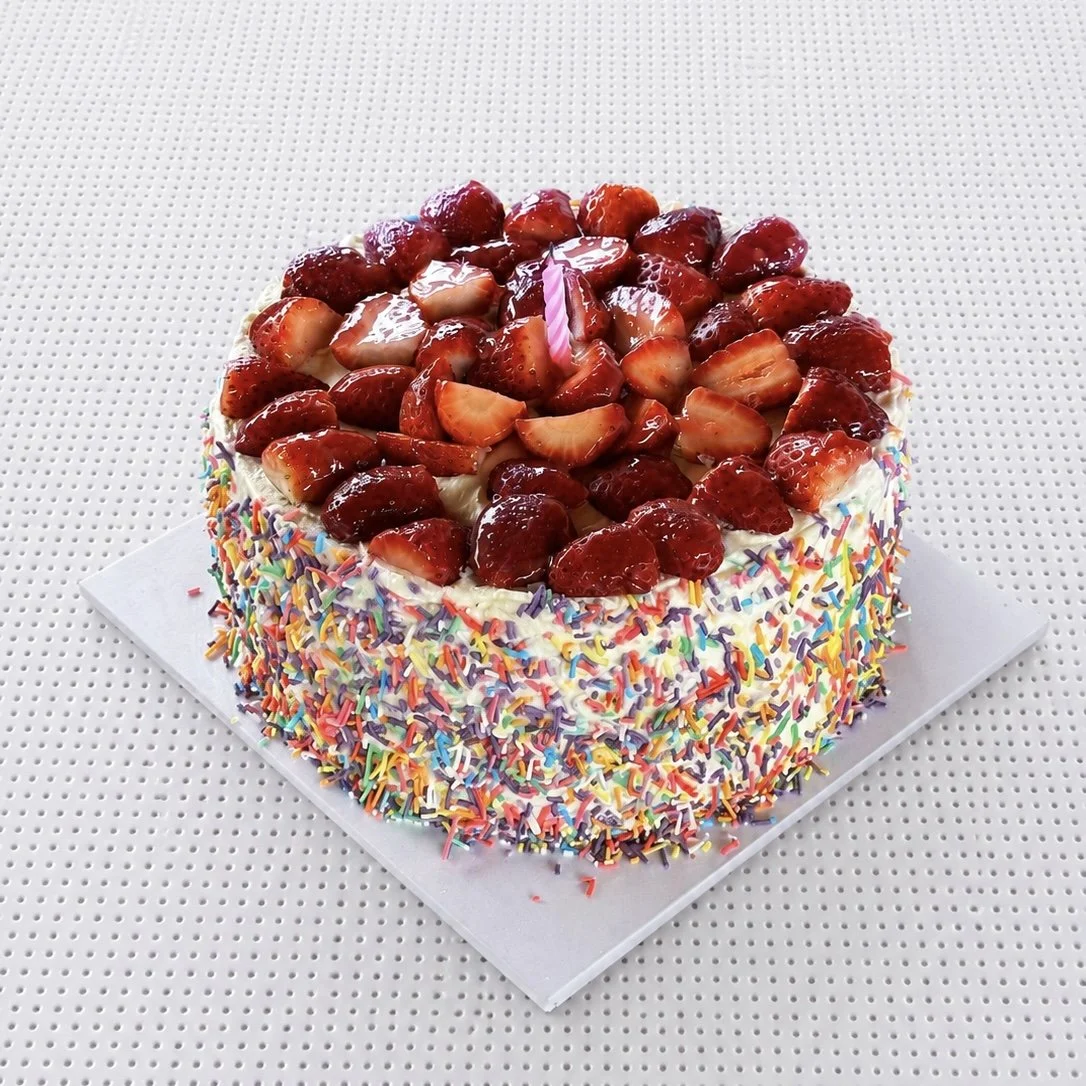 seasonal berry and sprinkle celebration cake - Aly Gallery Sydney