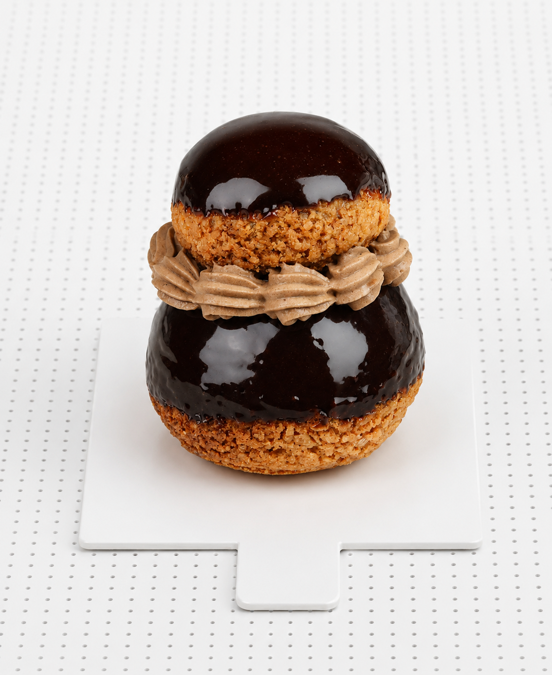 chocolate religieuse (choux pastry)