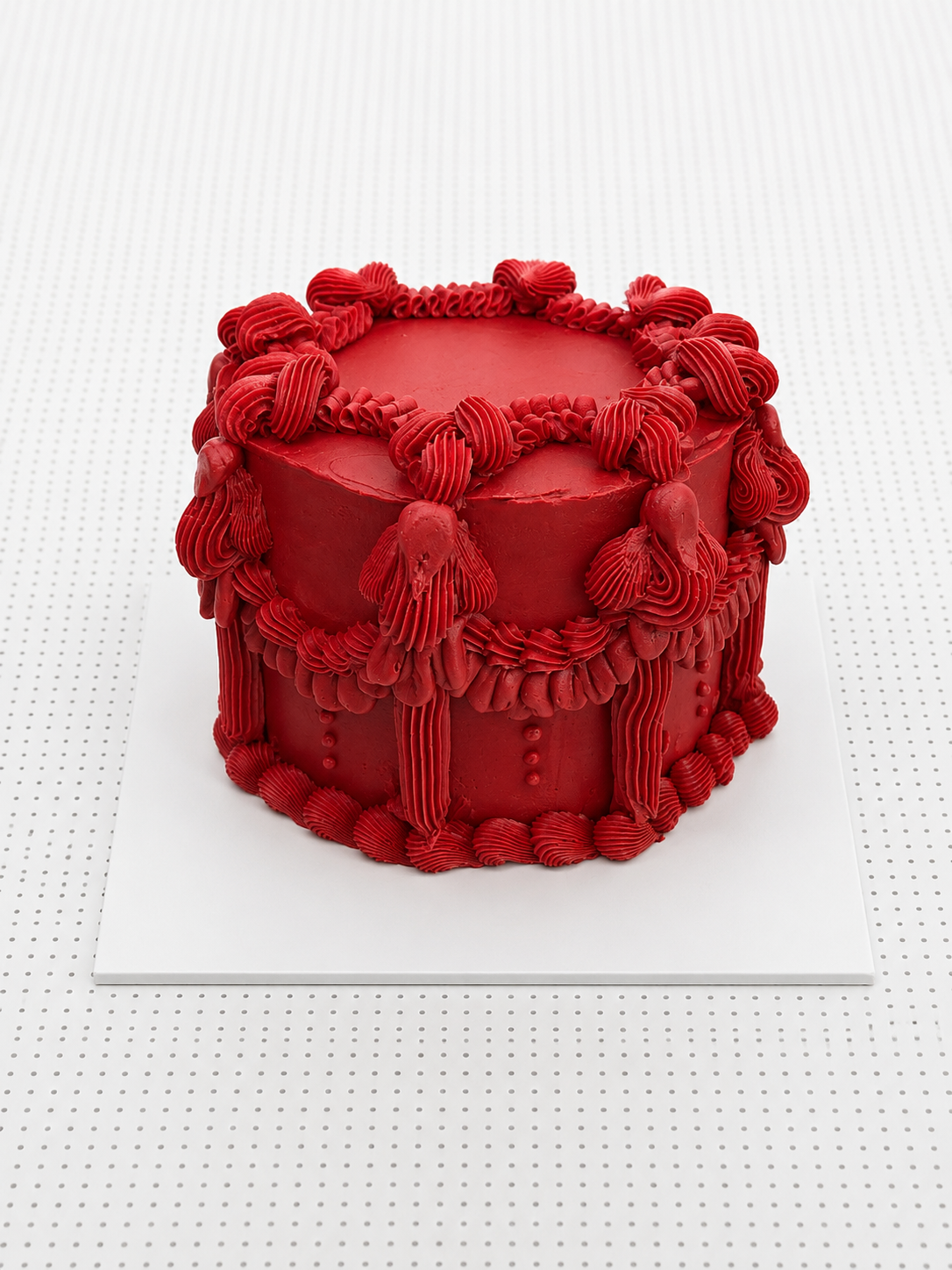 Bespoke custom red celebration cake - Aly Gallery Erskineville Sydney