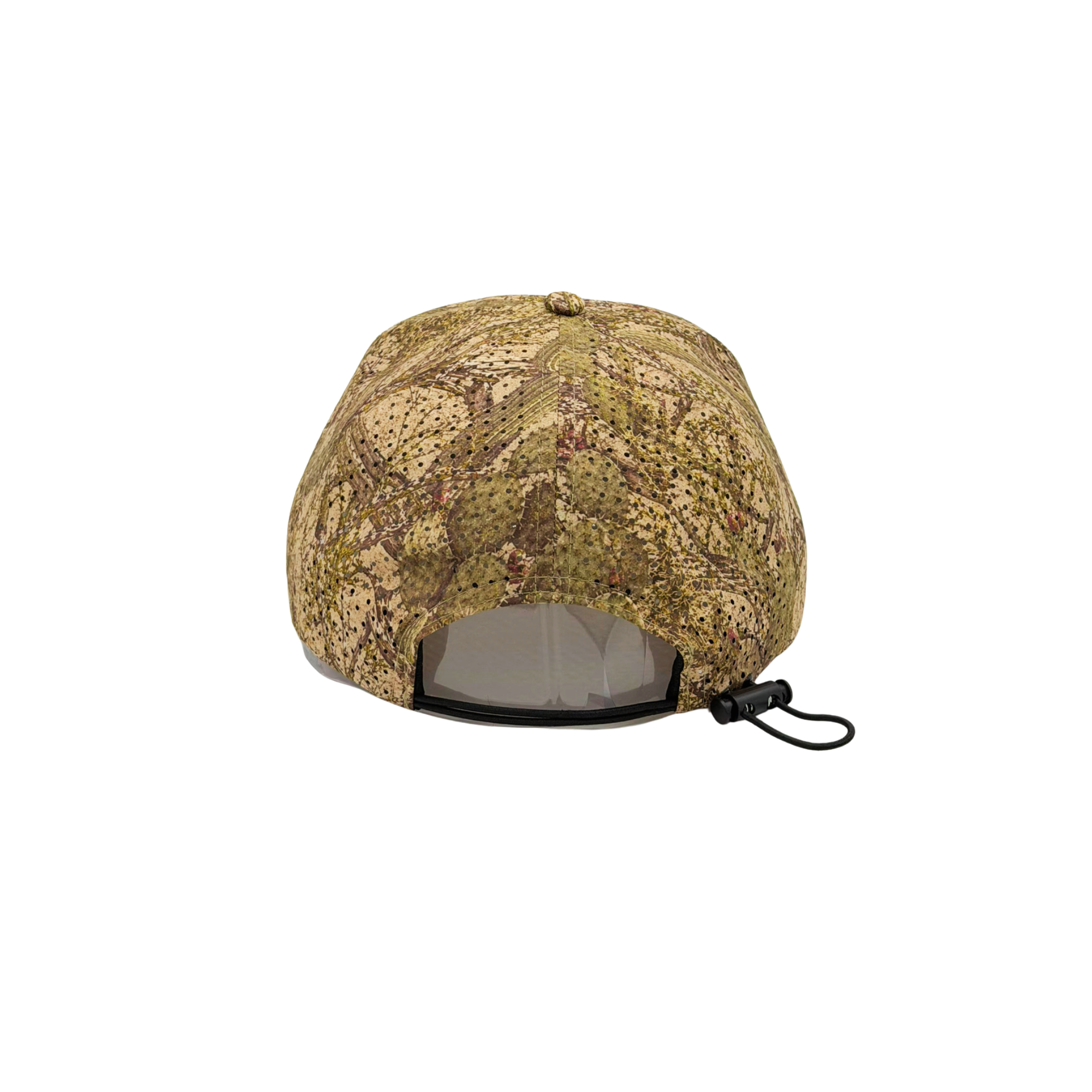 Lightweight running hat with bungie strap