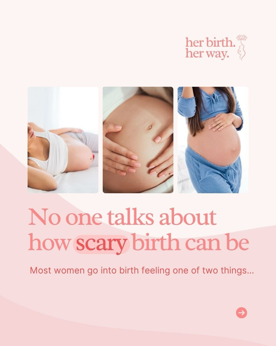 You can be excited&hellip; and still feel terrified.

Terrified of the pain. 
Terrified of losing control.
Terrified of something going wrong.

And then everyone says:
 &ldquo;Just trust your body&rdquo;
 &ldquo;Women have been doing this forever&rdq