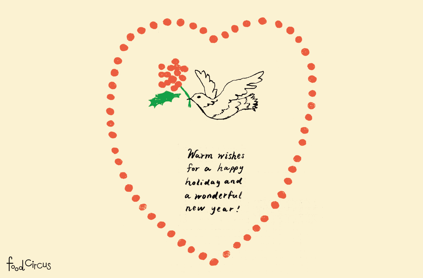 Xmas Card: Food Circus