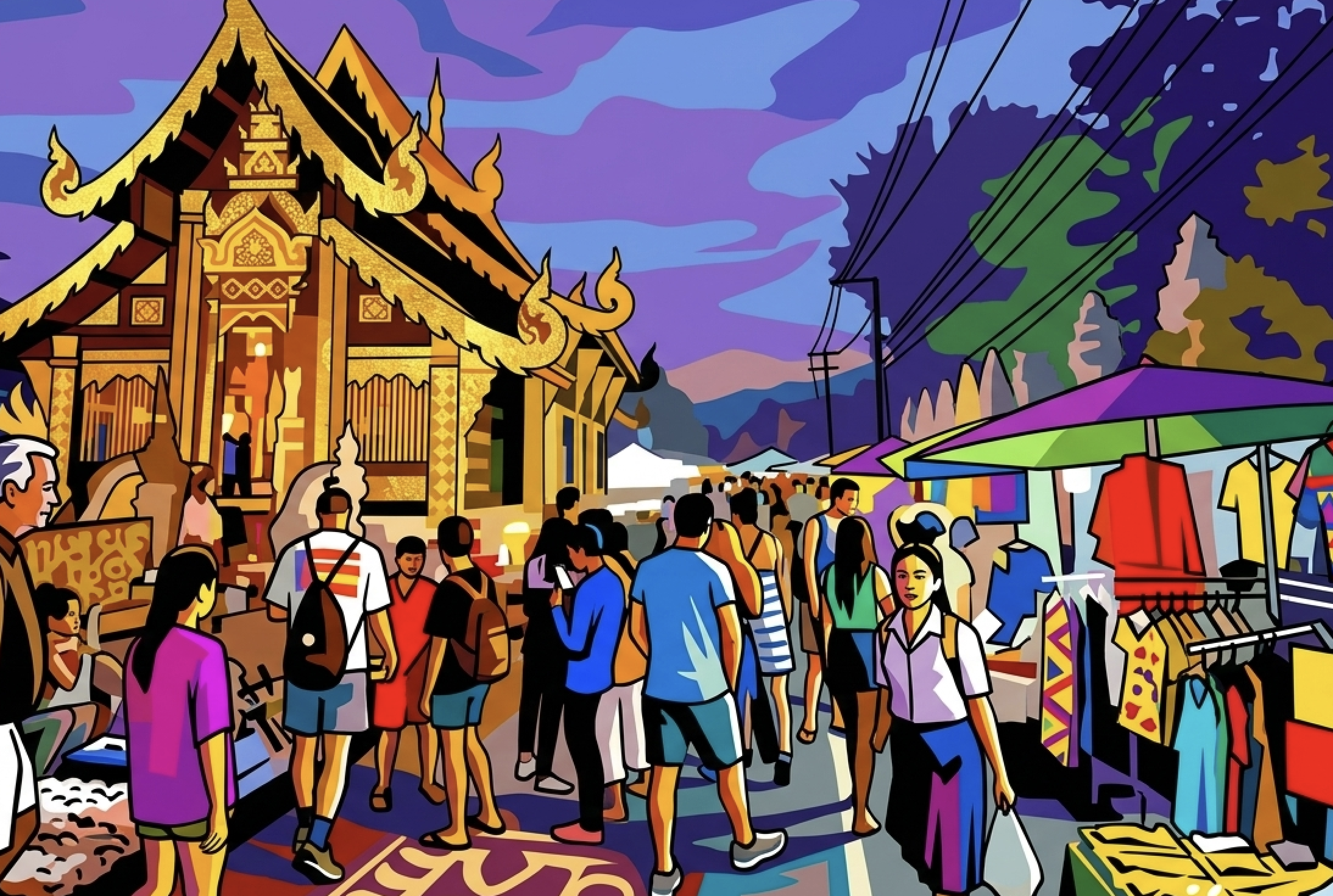 Wua Lai Walking Street
