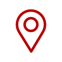 Red location pin icon