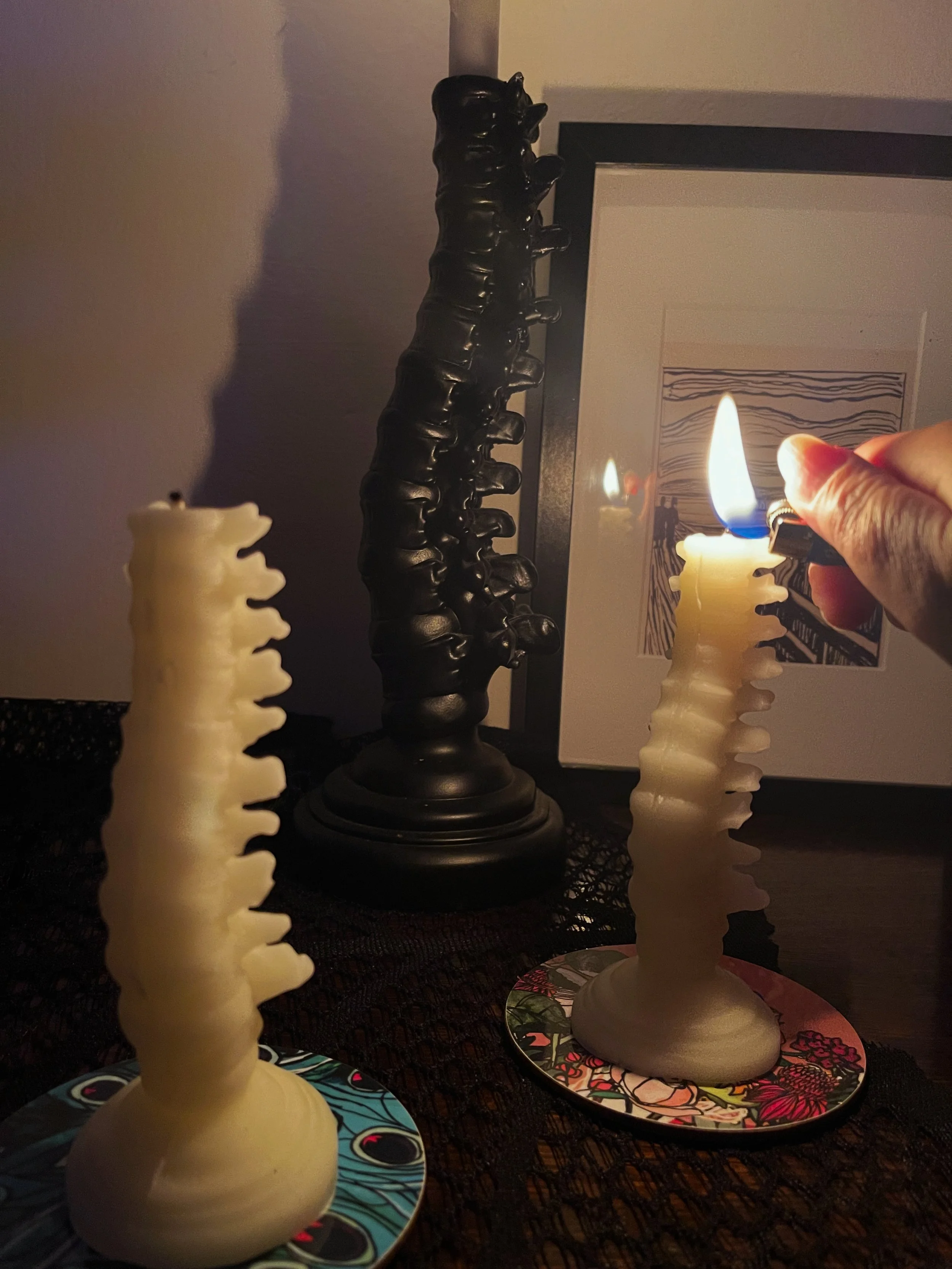 Spine candles