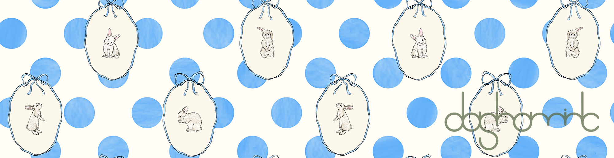 Bunny Dot Cameo — Sky Dot