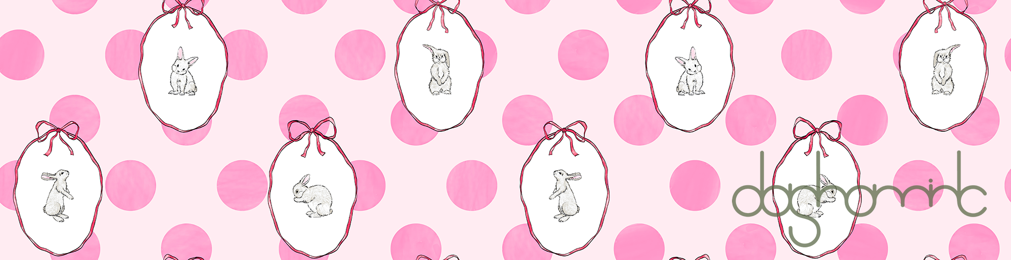 Bunny Dot Cameo — Pink Bonbon
