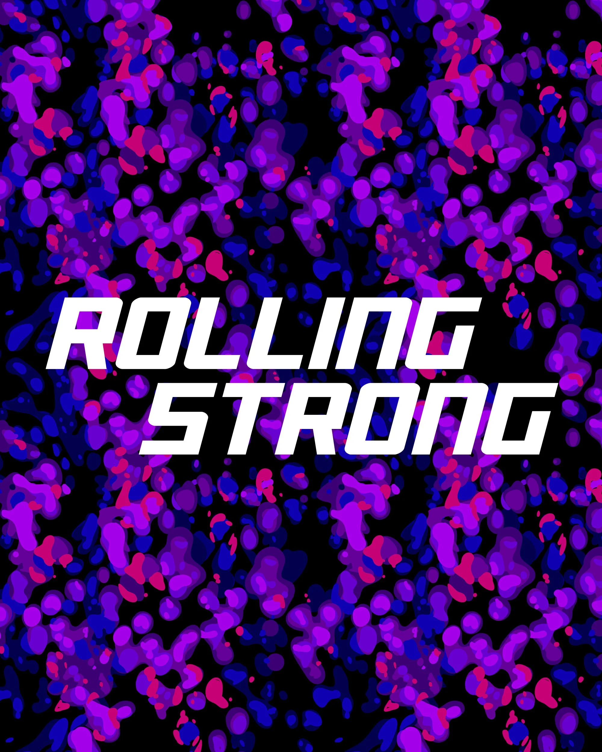 Rolling Strong. Logo, Apparel Print & Team Visual Identity.