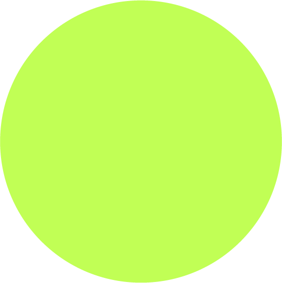Bright lime green circle