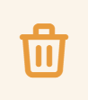 Icon of a beige trash can or waste bin