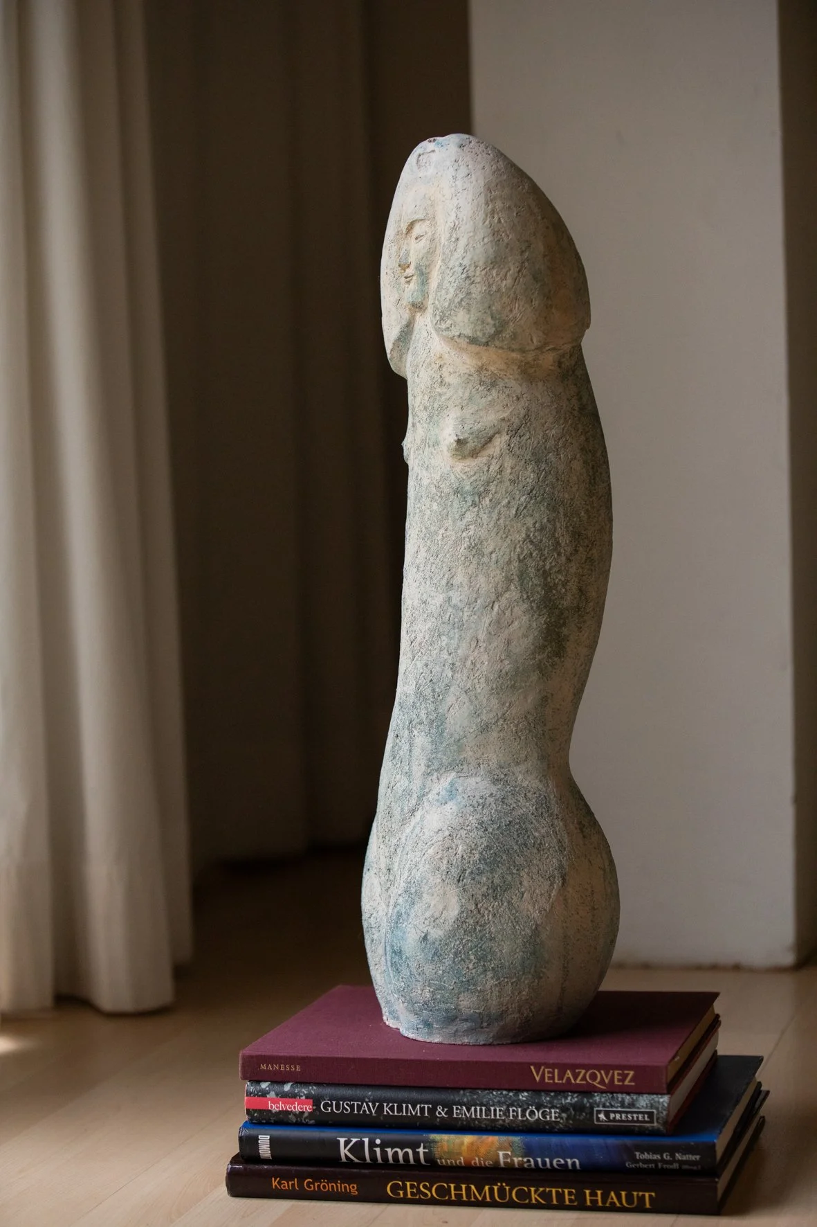 Adam und Eva - Clay sculpture 1980